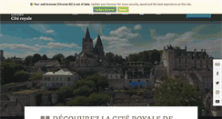 Desktop Screenshot of chateau-loches.fr